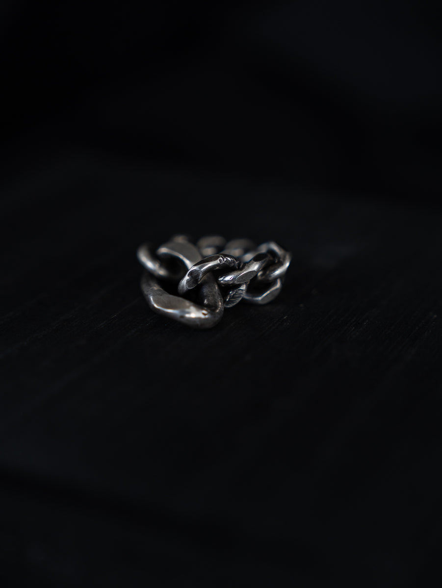 PRY シュウト Silver Mix Chain Ring（Silver Hook Bangle – PRY）