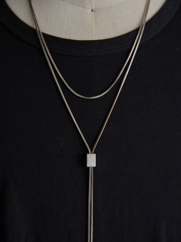 Rope Lariat Necklace – Silver 925 – PRY