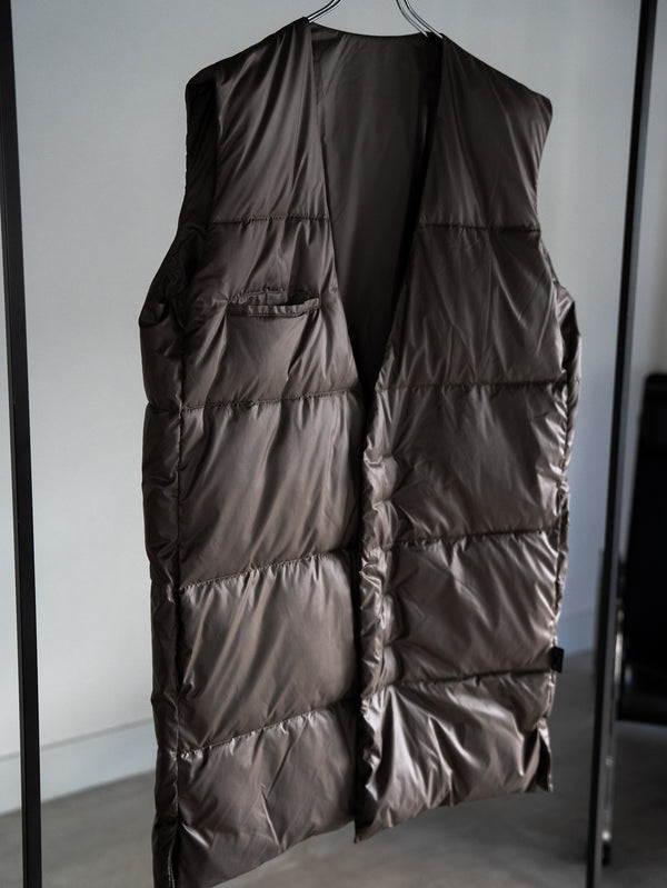 Thermal Layered Long Vest 【DUST】