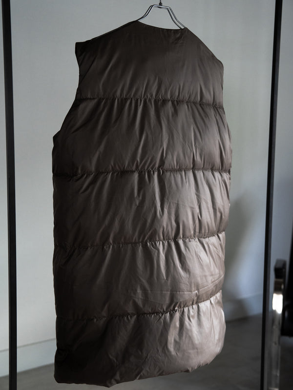 Thermal Layered Long Vest 【DUST】