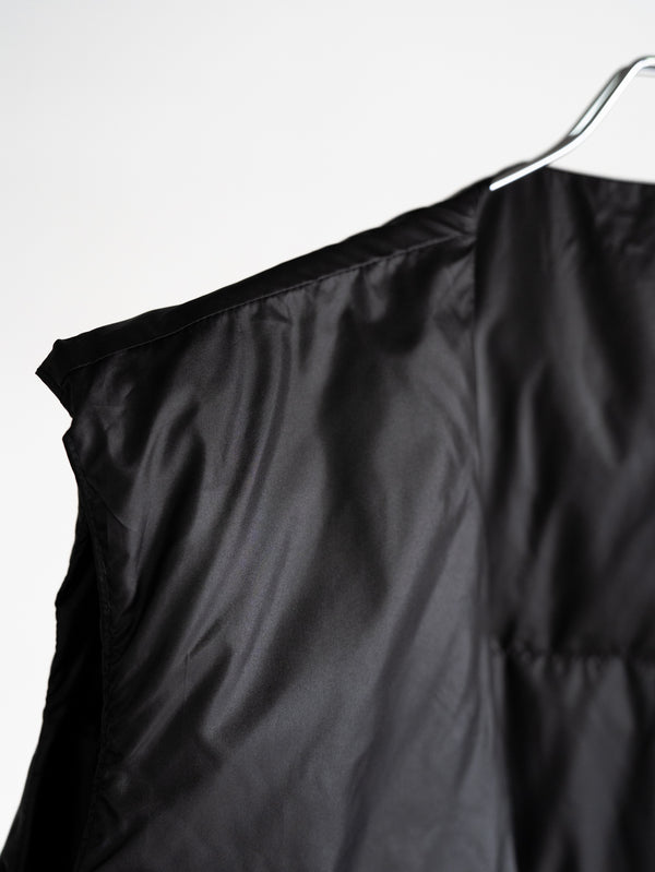 Thermal Layered Long Vest 【BLACK】