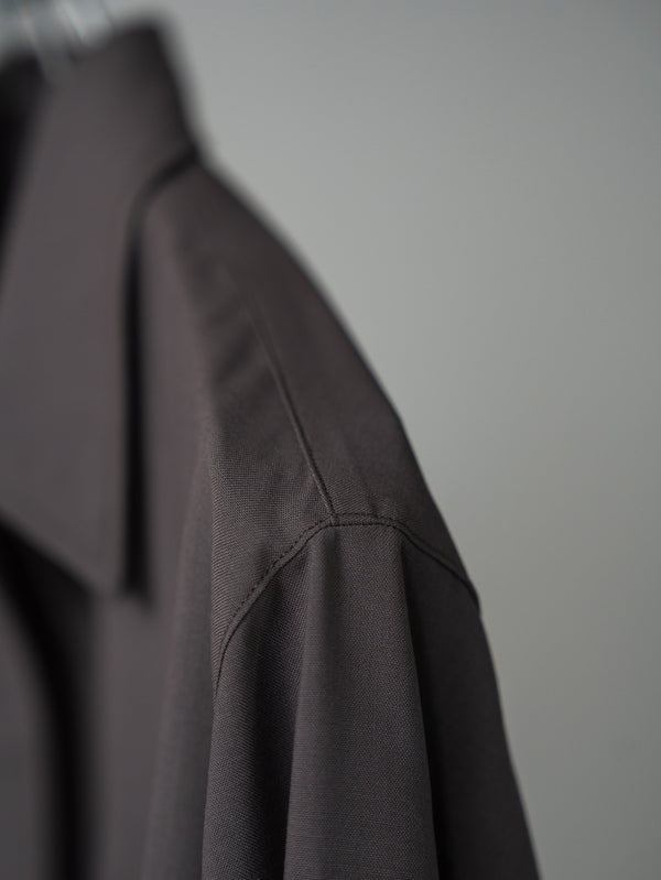 Super100's Vareuse Shirt【taupe】