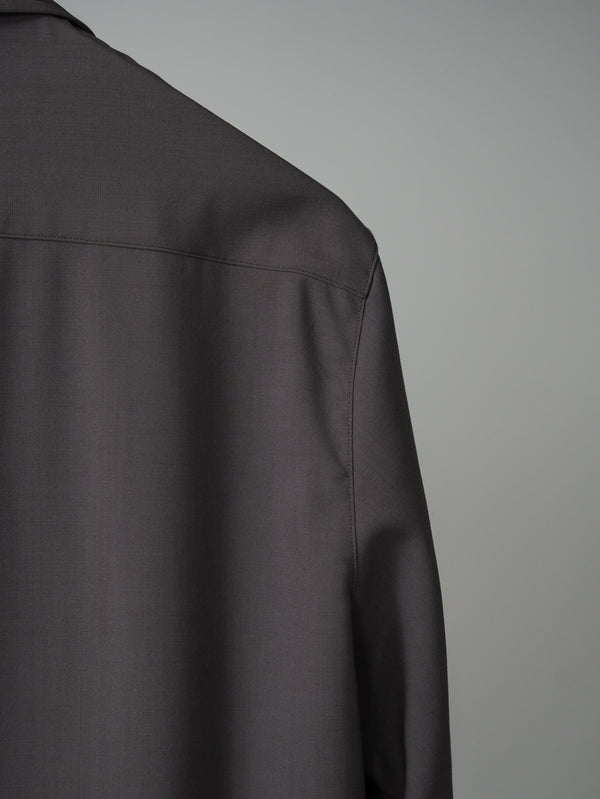 Super100's Vareuse Shirt【taupe】