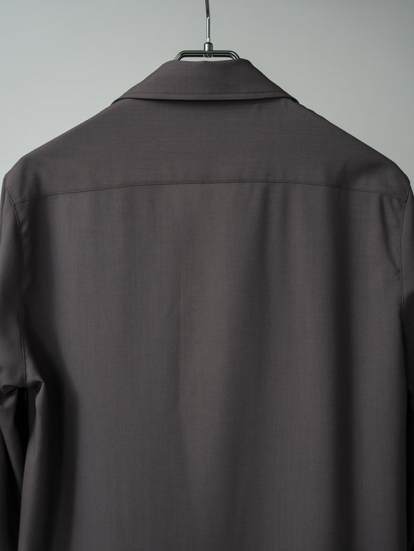 Super100's Vareuse Shirt【taupe】