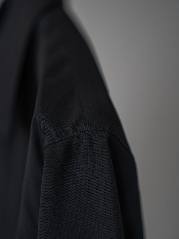 Super100's Vareuse Shirt【black】