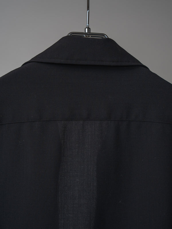 Super100's Vareuse Shirt【black】