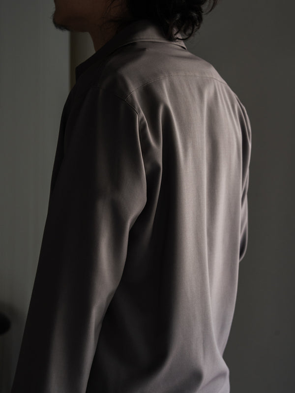 Super100's Vareuse Shirt【taupe】