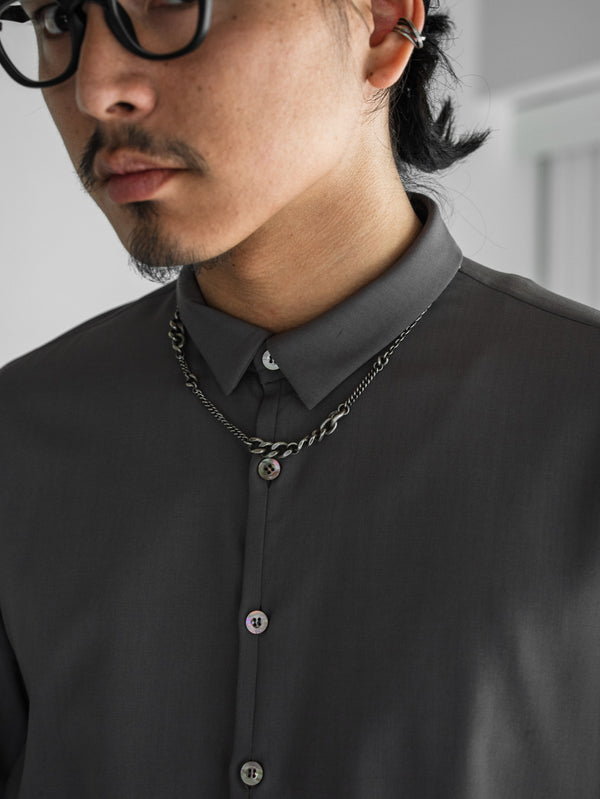 3way Silver Mix Chain Necklace