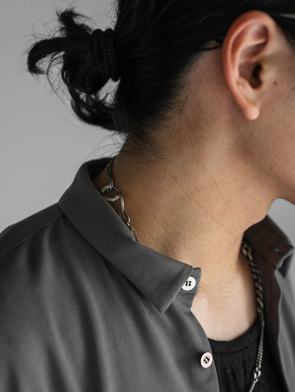 3way Silver Mix Chain Necklace