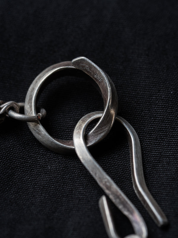 3way Silver Mix Chain Necklace
