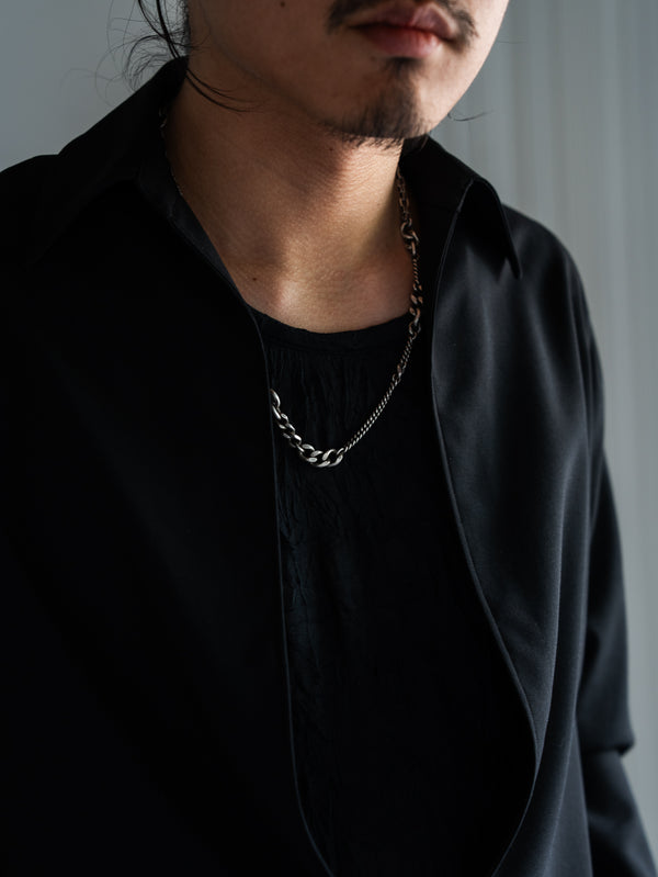 3way Silver Mix Chain Necklace