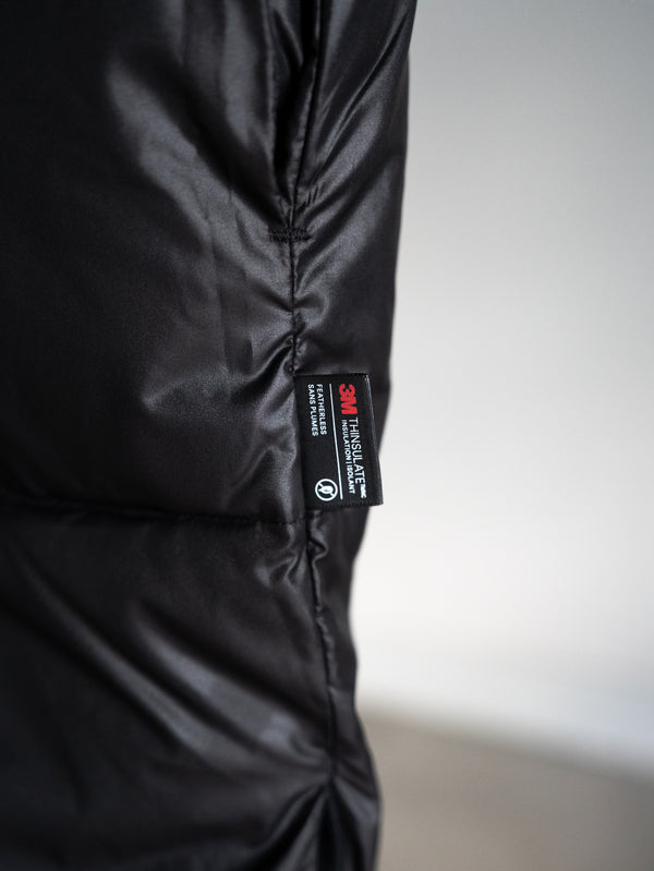 Thermal Layered Long Vest 【BLACK】