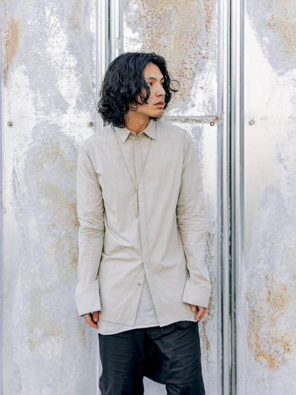 Textured Crease Shirt [Desert Gray]