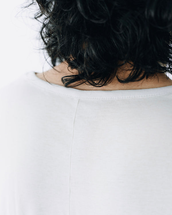 Luxe Gas Spun Layered T-shirt [milk]