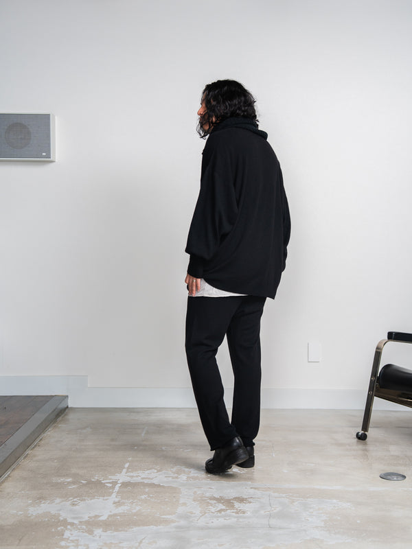 Cashmere Double Wrap Snood【black】