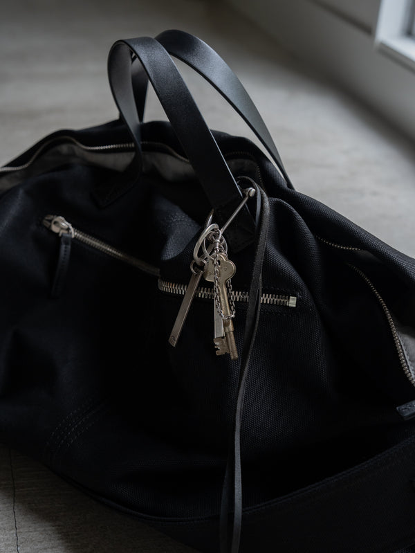 D-Clasp Key Ring with GUIDI Leather Code