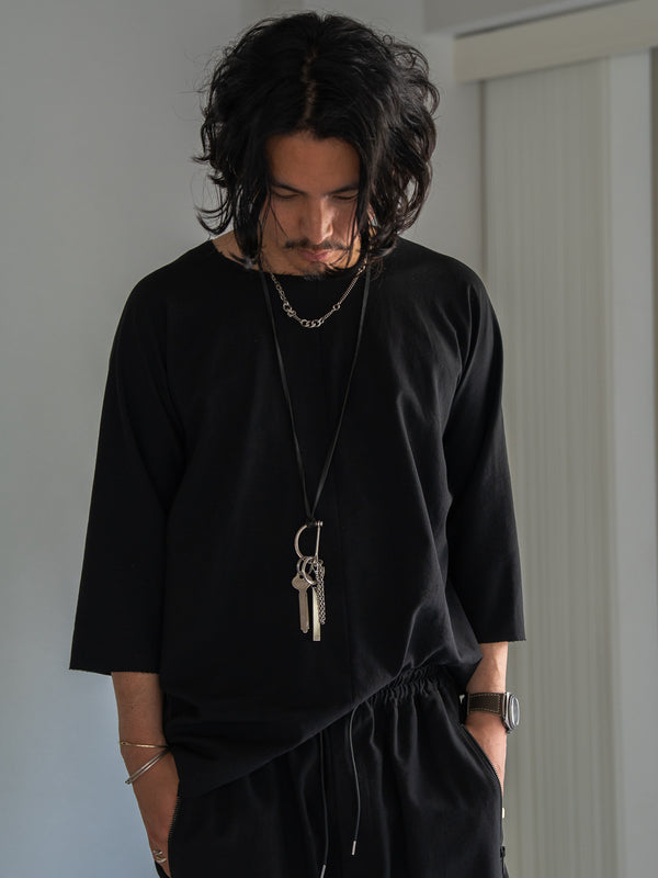 D-Clasp Key Ring with GUIDI Leather Code