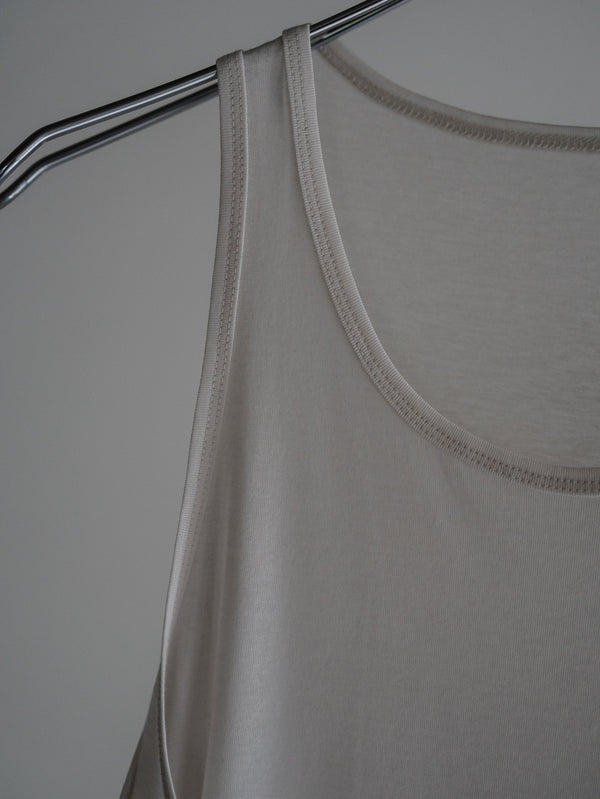 Premium Knit Layered Top 【milk】