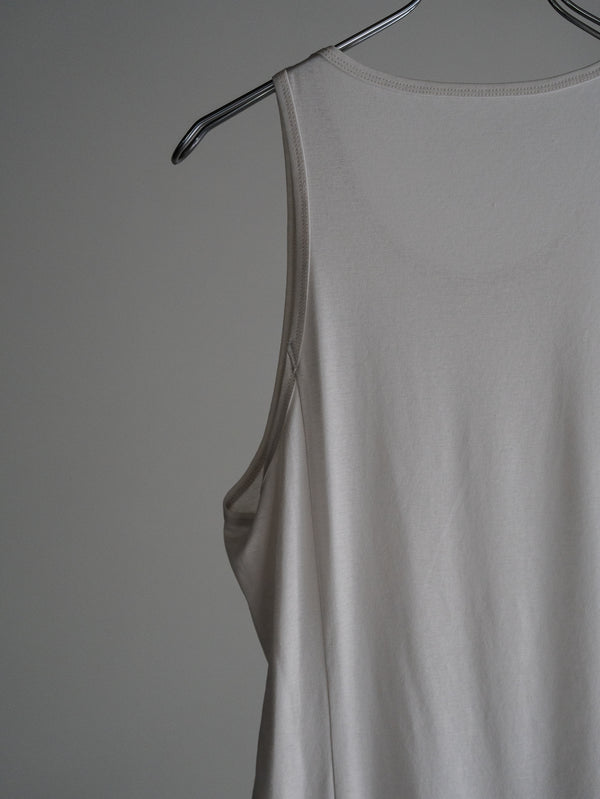Premium Knit Layered Top 【milk】