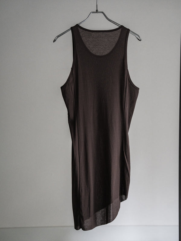 Premium Knit Layered Top 【taupe】