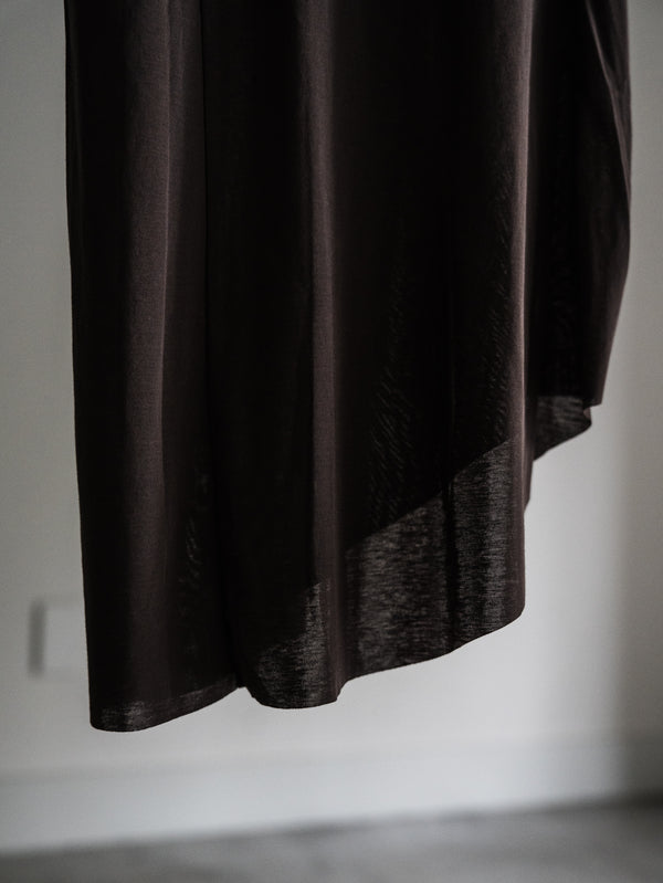 Premium Knit Layered Top 【taupe】