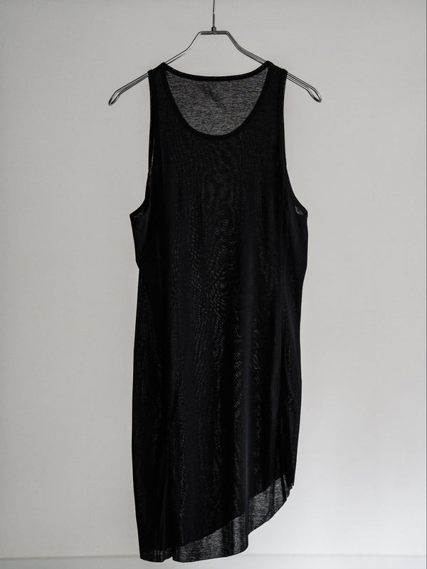 Premium Knit Layered Top【black】