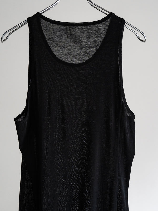 Premium Knit Layered Top【black】