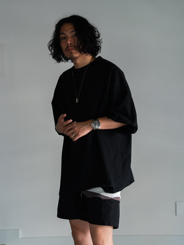 Premium Knit Layered Top 【milk】