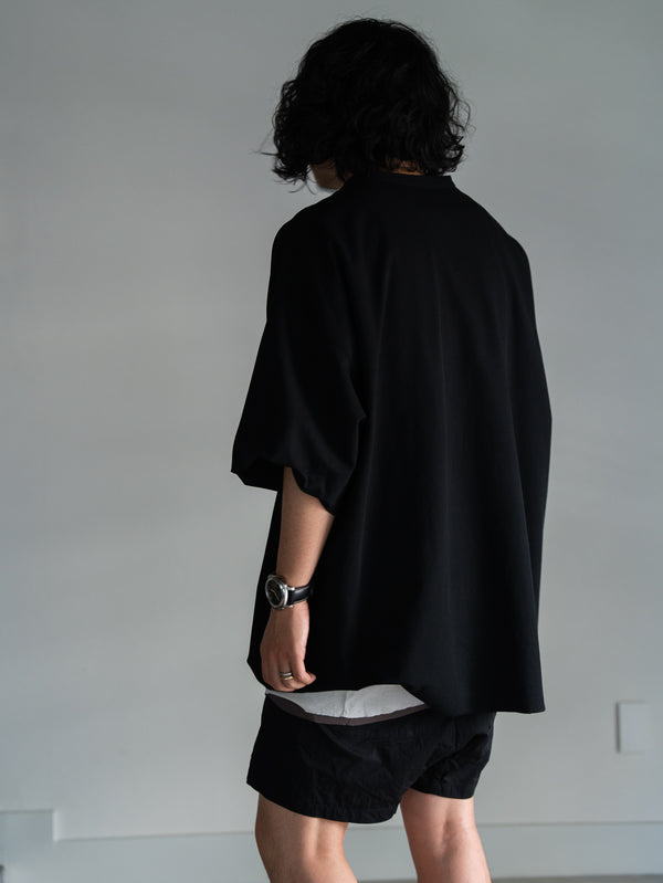 Premium Knit Layered Top 【milk】