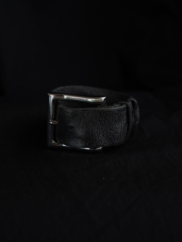 Sculpted Leather Buckle Bracelet