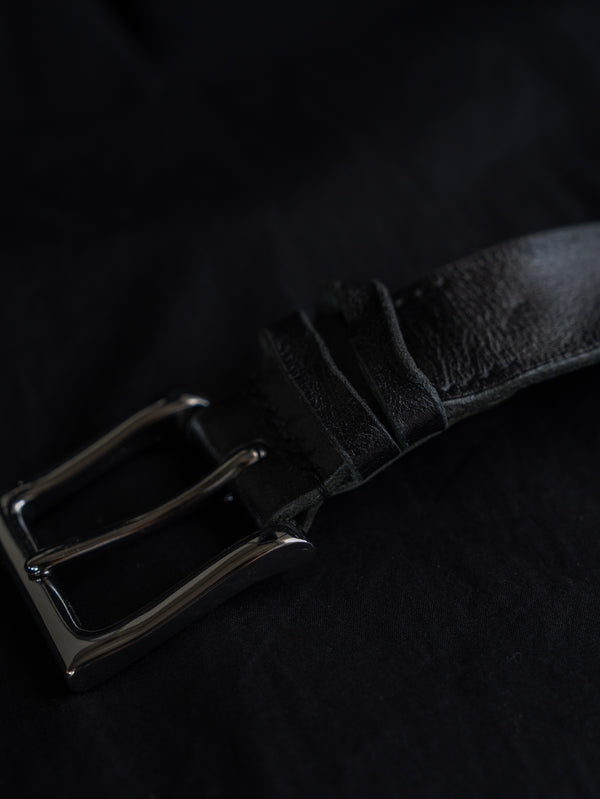 Sculpted Leather Buckle Bracelet