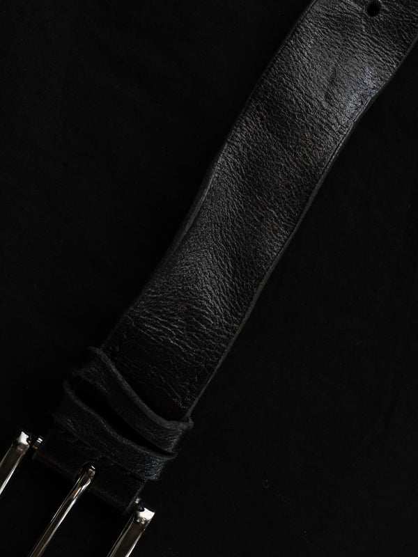 Sculpted Leather Buckle Bracelet