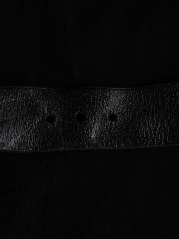 Sculpted Leather Buckle Bracelet