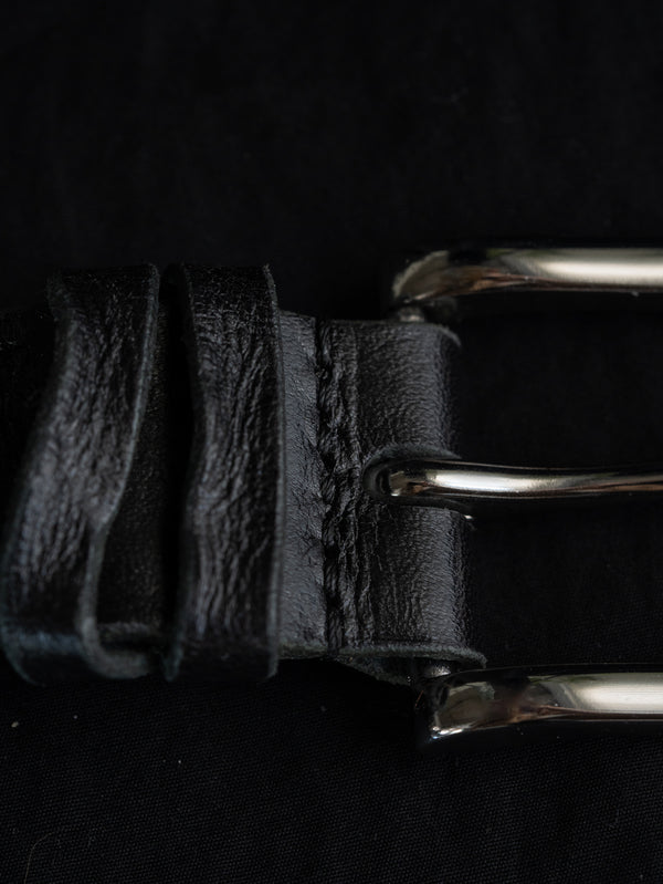 Sculpted Leather Buckle Bracelet