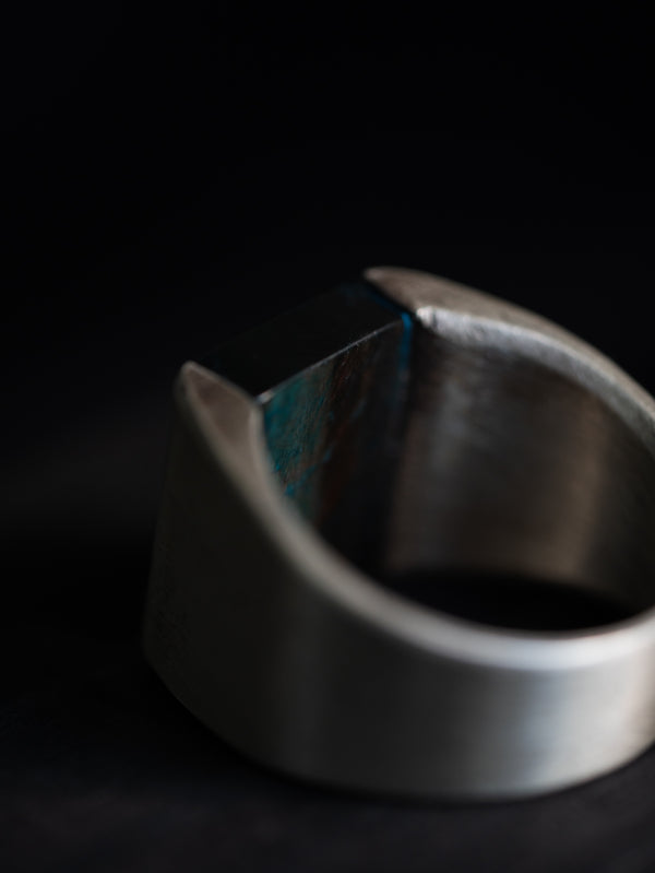 Monolith Ring【BLUE TIGER EYE】