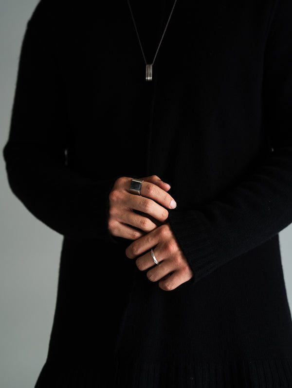 Monolith Ring【BLACK LABRADORITE】