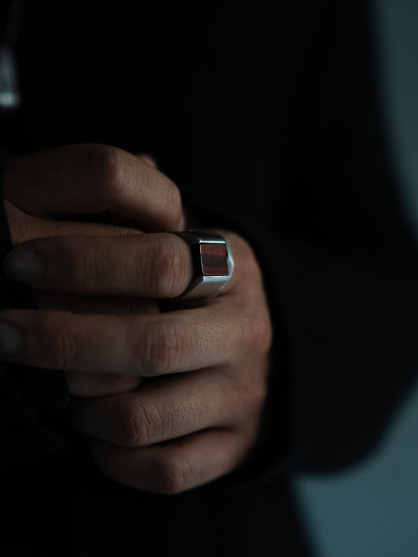 Monolith Ring【RED TIGER EYE】