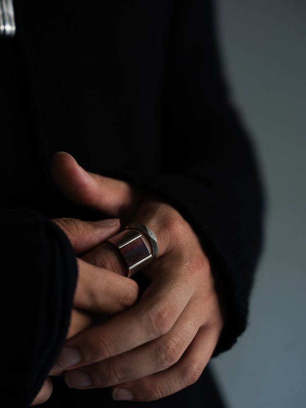 Monolith Ring【RED TIGER EYE】