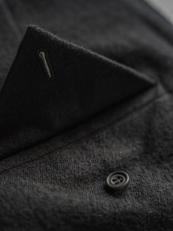 Washed Serge Sarouel Wide Pants【black】