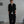 Washed Serge Sarouel Wide Pants【black】
