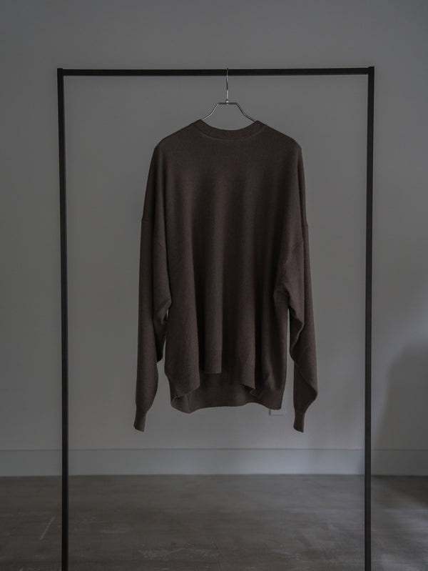Cashmere Balloon Sleeve Knit【taupe】