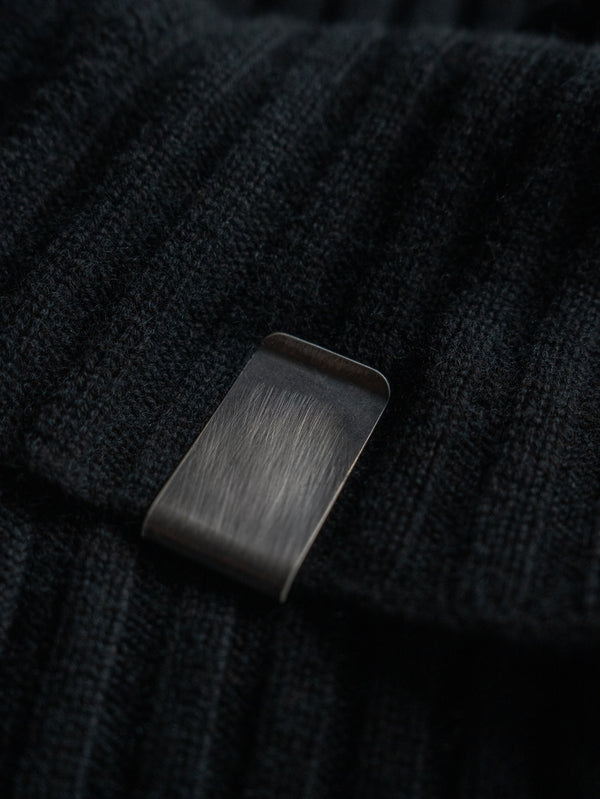 Cashmere Double Wrap Snood【black】