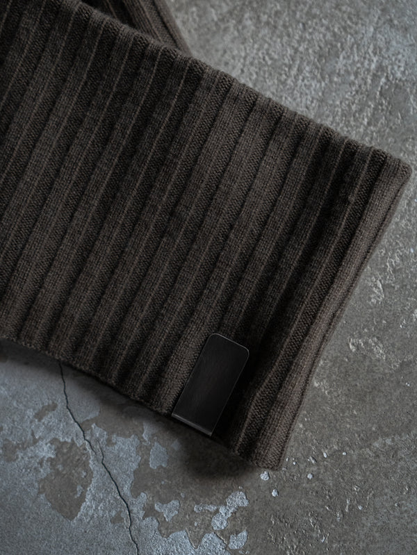 Cashmere Double Wrap Snood【taupe】