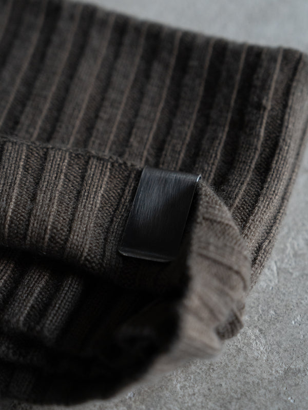 Cashmere Double Wrap Snood【taupe】