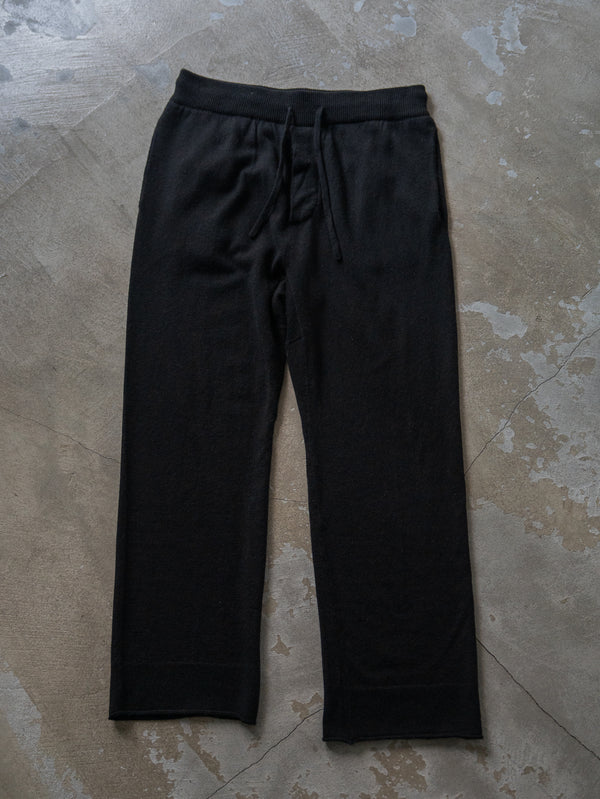 Cashmere Easy Flare Pants【black】