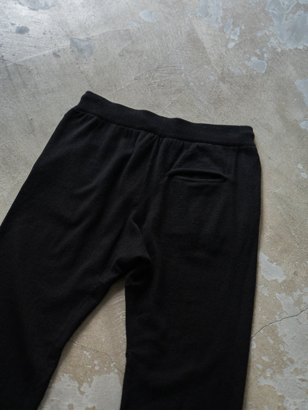 Cashmere Easy Flare Pants【black】
