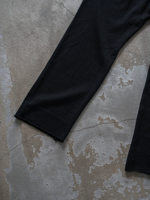 Cashmere Easy Flare Pants【black】