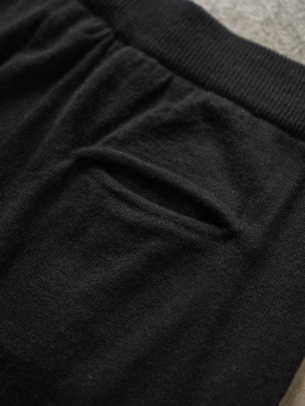 Cashmere Easy Flare Pants【black】