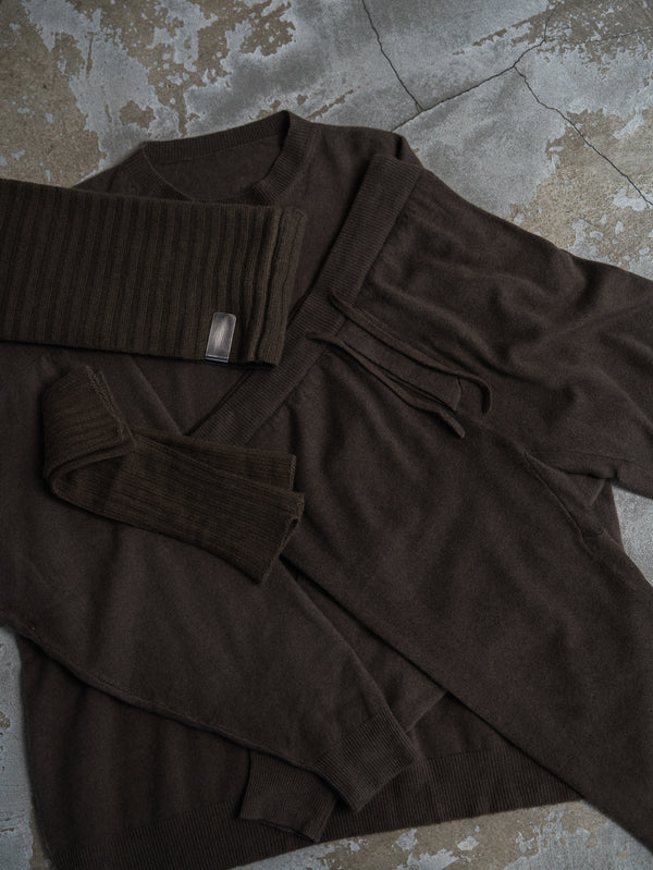 Cashmere Double Wrap Snood【taupe】