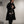 Back-Vent Washed-Serge Overcoat [尾州ウール]【black】